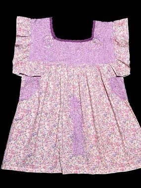 Mi Golondrina • NWOT Soledad Lilac Floral Top || XL